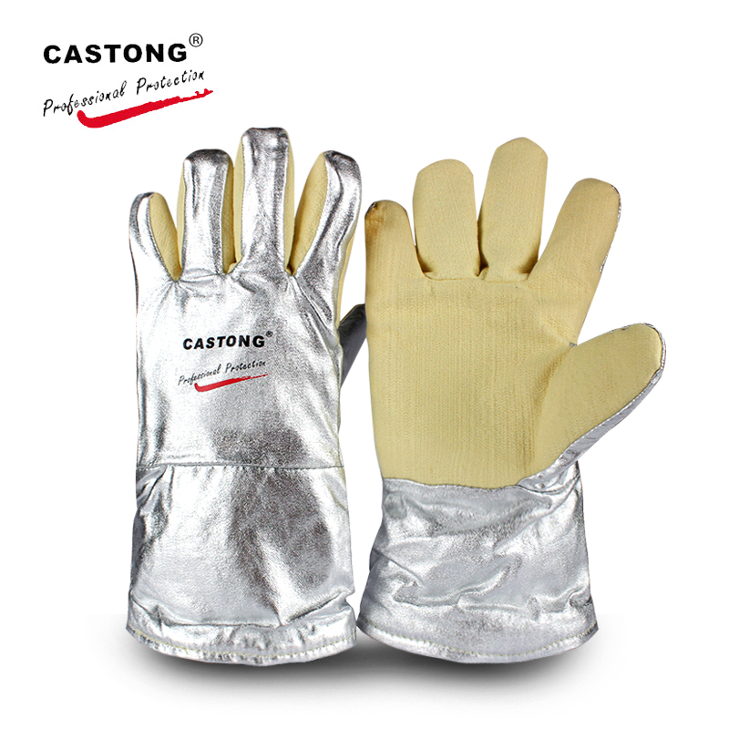 CASTONG/卡司顿500度YERR15-34经济型铝箔耐高温手套